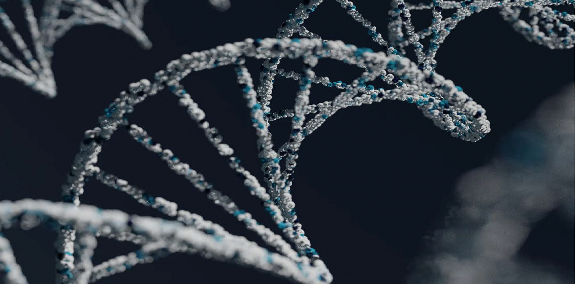 An illustration of DNA double helix.